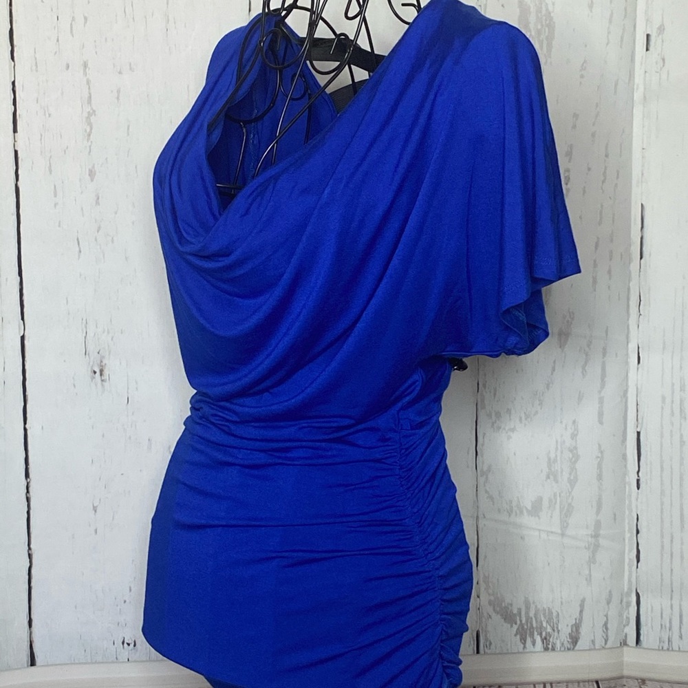 Bebe Blue Top